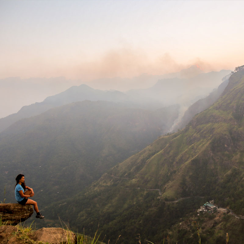 Ella Rock Hike - Ella Trekking Trips in Sri Lanka -  Hiking Ella Rock in Sri Lanka - Trek to Ella - Trekking Tours in Ella, Sri Lanka - Hiking Ella Gap - Hike to Ella Rock - Climb to Ella Rock
