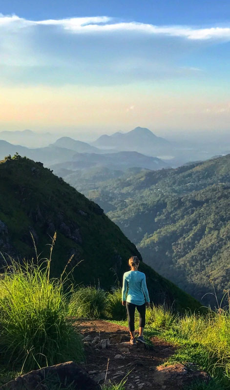 Ella Rock Hike - Ella Trekking Trips in Sri Lanka -  Hiking Ella Rock in Sri Lanka - Trek to Ella - Trekking Tours in Ella, Sri Lanka - Hiking Ella Gap - Hike to Ella Rock - Climb to Ella Rock