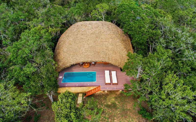luxury holidays in Yala National Park Sri Lanka - Best hotels to stay in Yala Sri Lanka -  Hotels in Yala Sri Lanka -   Jetwing Yala Prices | Cinnamon Wild Prices - Yala Safari Packages - Uga Chena Huts Prices