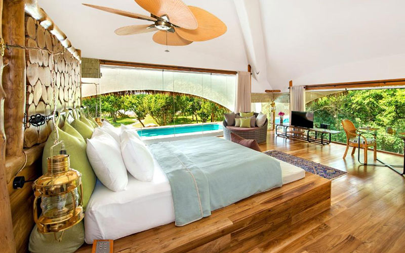 luxury holidays in Yala National Park Sri Lanka - Best hotels to stay in Yala Sri Lanka -  Hotels in Yala Sri Lanka -   Jetwing Yala Prices | Cinnamon Wild Prices - Yala Safari Packages - Uga Chena Huts Prices