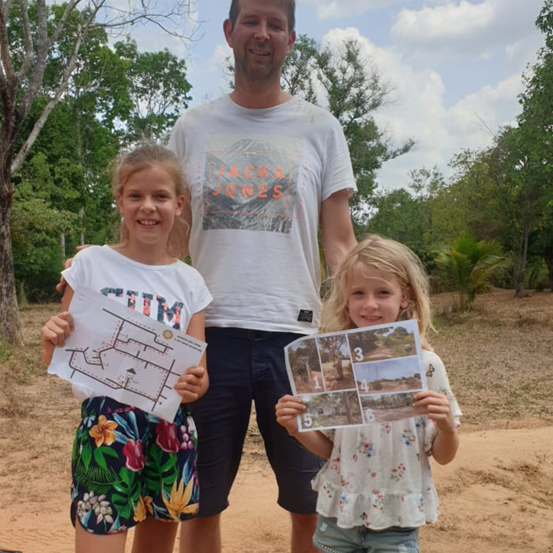 Treasure hunt in the wild - Sigiriya Treasure hunt - Treasure Hunt in the wild for kids