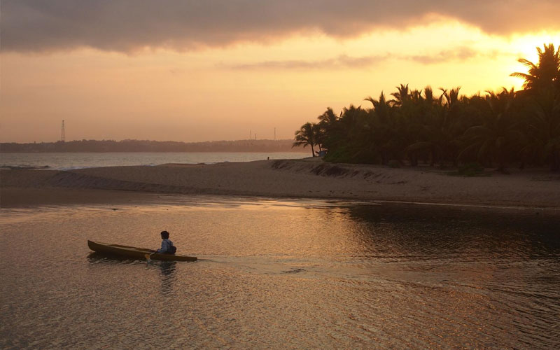 Rekawa Lagoon Canoeing, Sri Lanka - Kayaking in Tangalle Lagoon - Kayak at Rekawa Lagoon - Kayak on Rekawa Lagoon - Things to do in Tangalle - Travel experiences in Sri Lanka