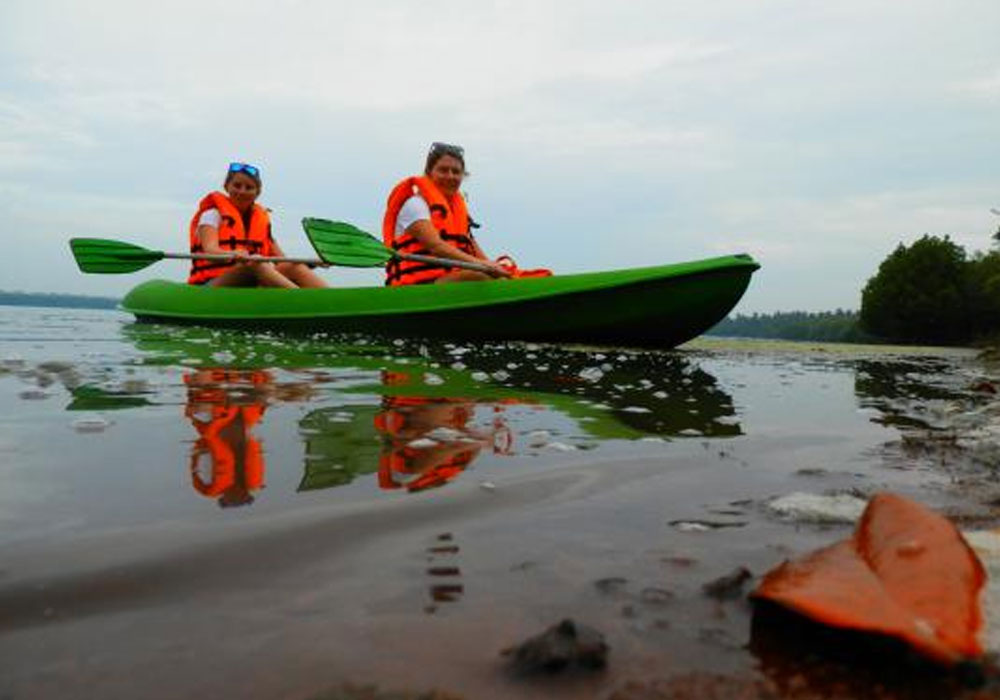Rekawa Lagoon Canoeing, Sri Lanka - Kayaking in Tangalle Lagoon - Kayak at Rekawa Lagoon - Kayak on Rekawa Lagoon - Things to do in Tangalle - Travel experiences in Sri Lanka